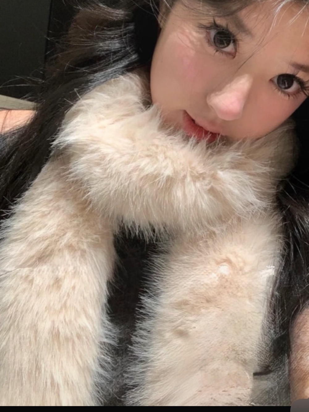 Faux fur scarf